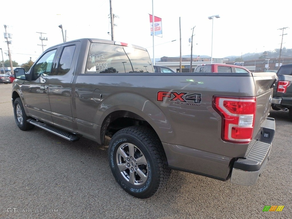 2018 F150 XLT SuperCab 4x4 - Stone Gray / Earth Gray photo #4