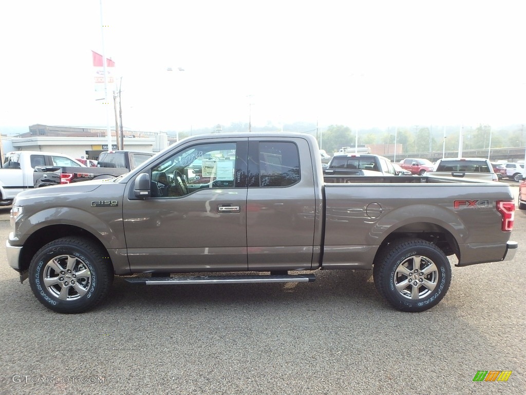 2018 F150 XLT SuperCab 4x4 - Stone Gray / Earth Gray photo #5