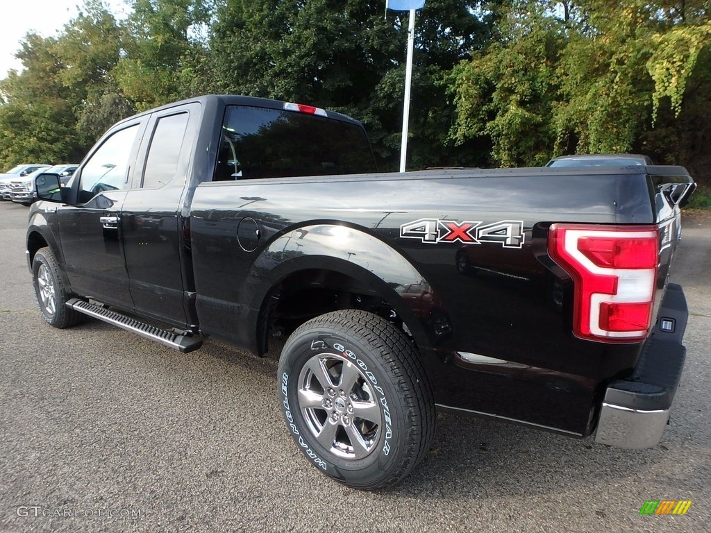 2018 F150 XLT SuperCab 4x4 - Shadow Black / Light Camel photo #4