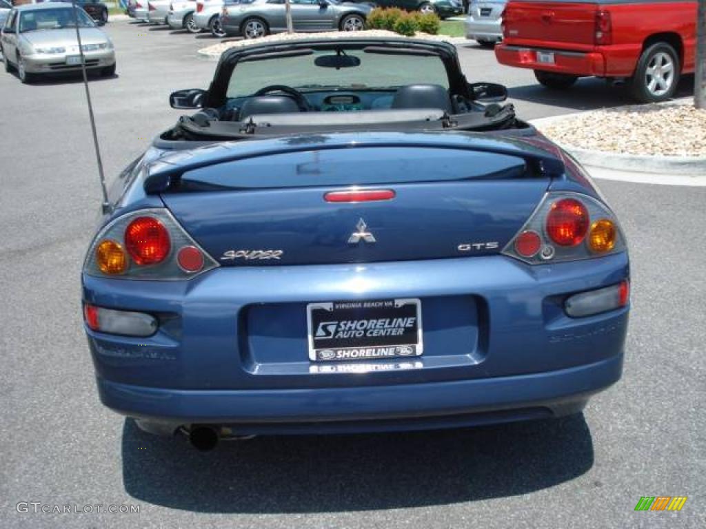 2003 Eclipse Spyder GTS - Flash Blue Pearl / Midnight photo #4