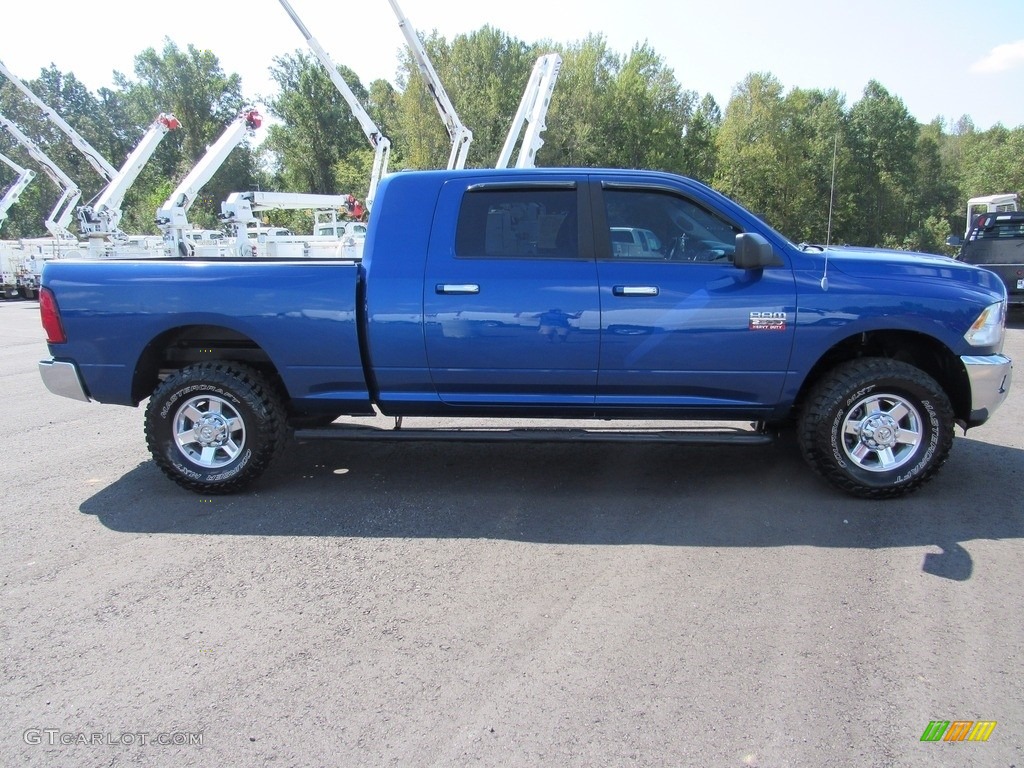 2011 Ram 2500 HD SLT Mega Cab 4x4 - Deep Water Blue Pearl / Light Pebble Beige/Bark Brown photo #5