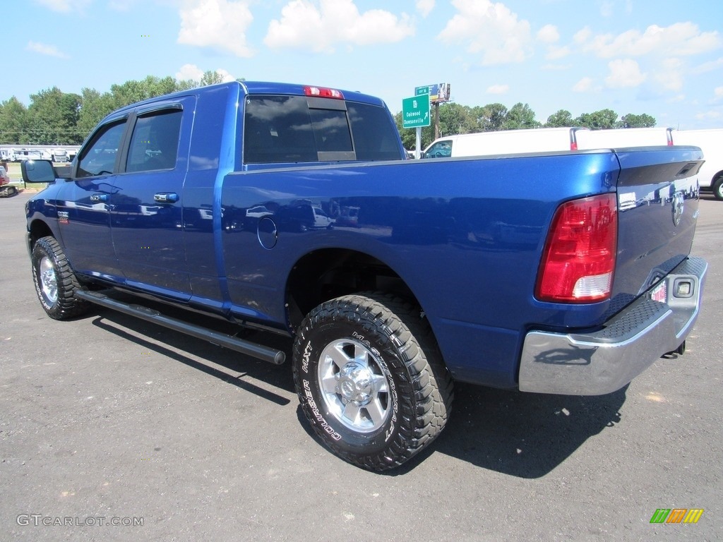 2011 Ram 2500 HD SLT Mega Cab 4x4 - Deep Water Blue Pearl / Light Pebble Beige/Bark Brown photo #8
