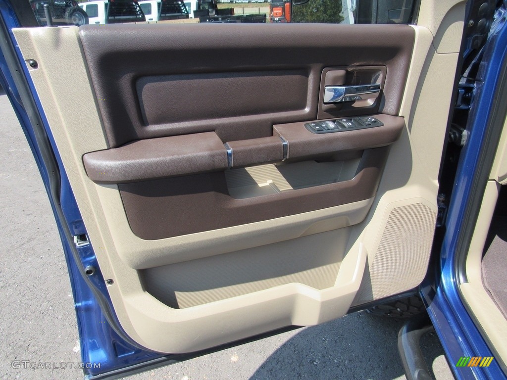 2011 Ram 2500 HD SLT Mega Cab 4x4 - Deep Water Blue Pearl / Light Pebble Beige/Bark Brown photo #12