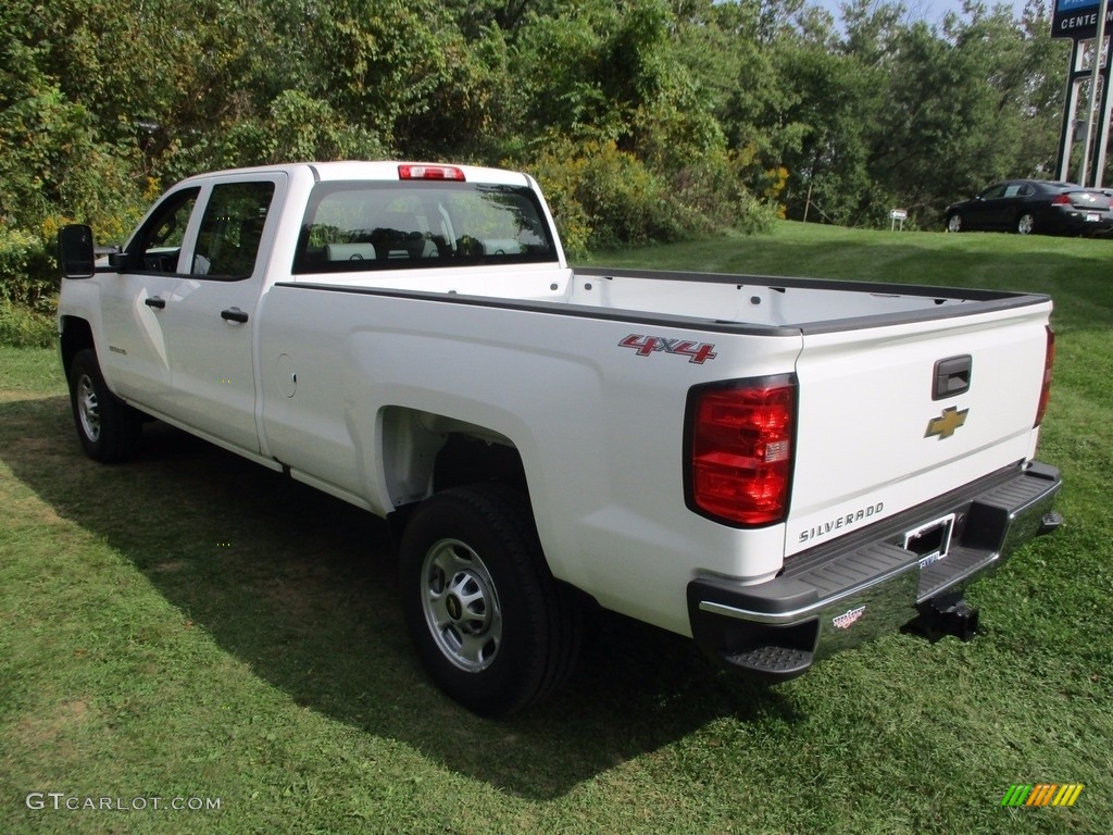 2017 Silverado 2500HD Work Truck Crew Cab 4x4 - Summit White / Dark Ash/Jet Black photo #7