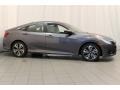 2017 Polished Metal Metallic Honda Civic EX-T Sedan  photo #3