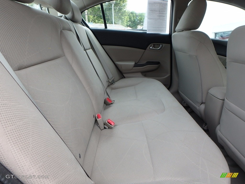 2012 Civic LX Sedan - Rallye Red / Beige photo #15