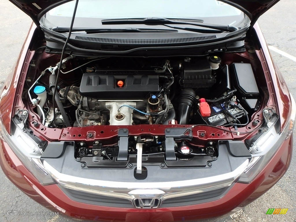 2012 Civic LX Sedan - Rallye Red / Beige photo #18