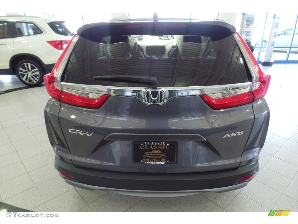 2017 CR-V EX-L AWD - Modern Steel Metallic / Gray photo #4