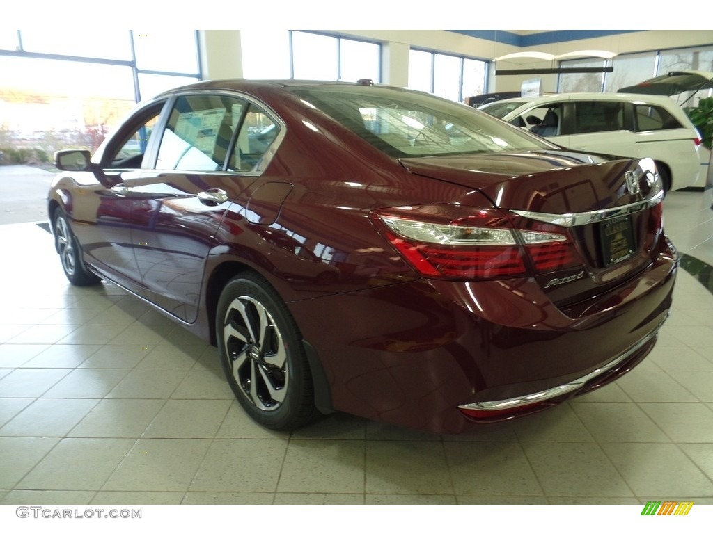 2017 Accord EX-L Sedan - Basque Red Pearl II / Ivory photo #2