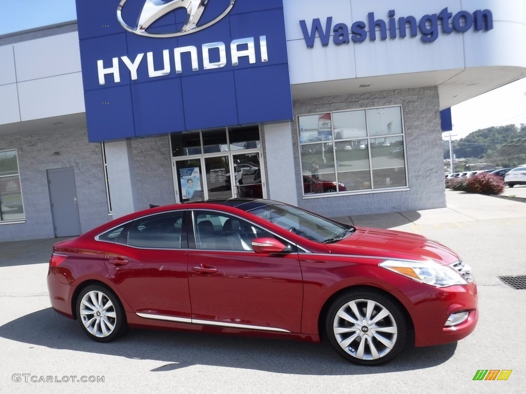 2012 Azera  - Venetian Red Pearl / Black photo #2