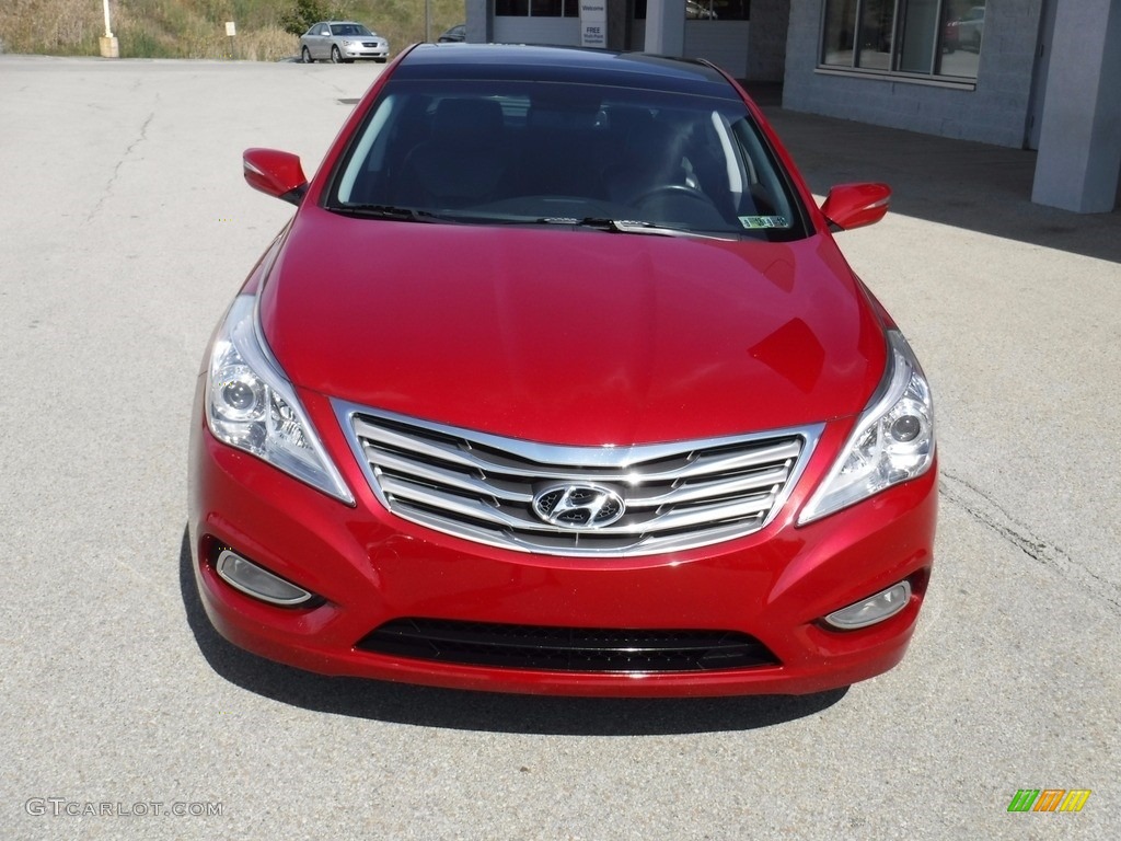 2012 Azera  - Venetian Red Pearl / Black photo #5