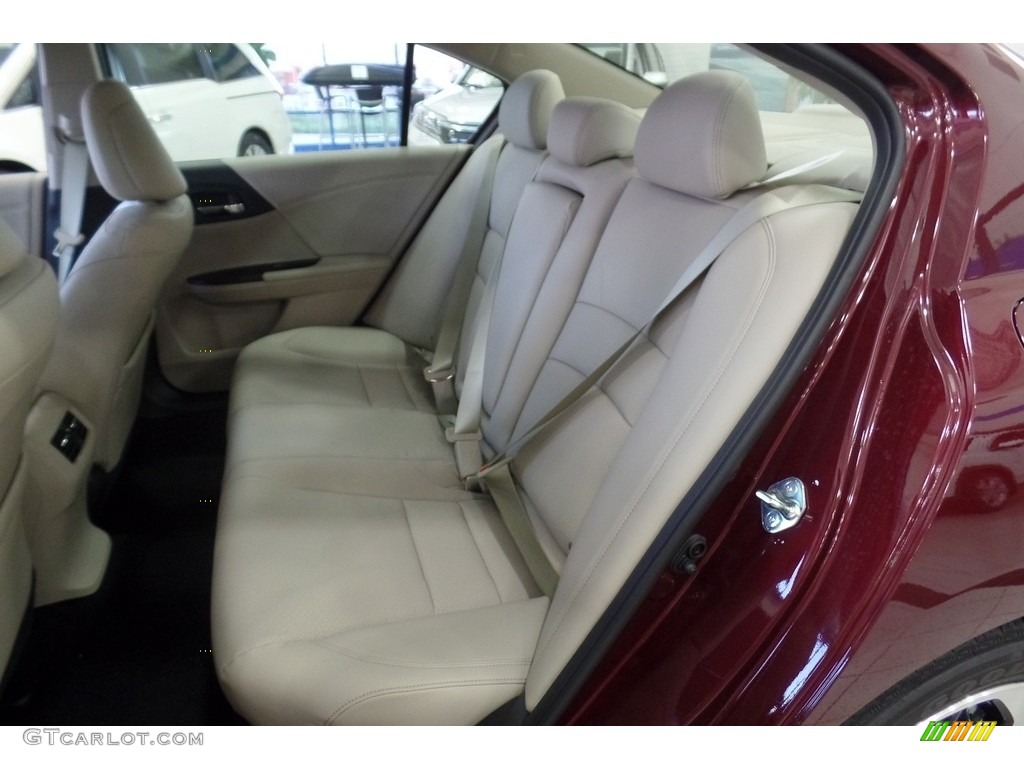2017 Accord EX-L Sedan - Basque Red Pearl II / Ivory photo #9