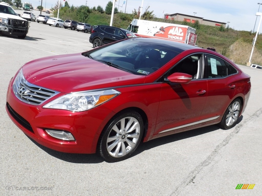 2012 Azera  - Venetian Red Pearl / Black photo #6