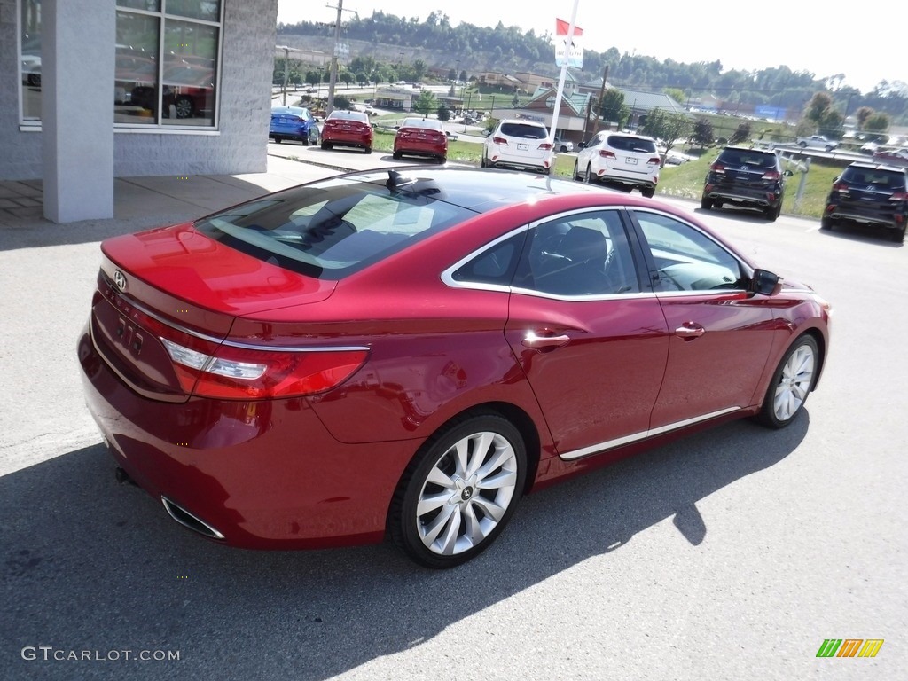 2012 Azera  - Venetian Red Pearl / Black photo #8