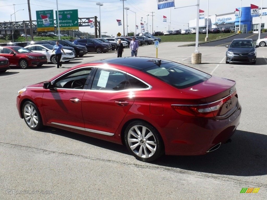 2012 Azera  - Venetian Red Pearl / Black photo #9