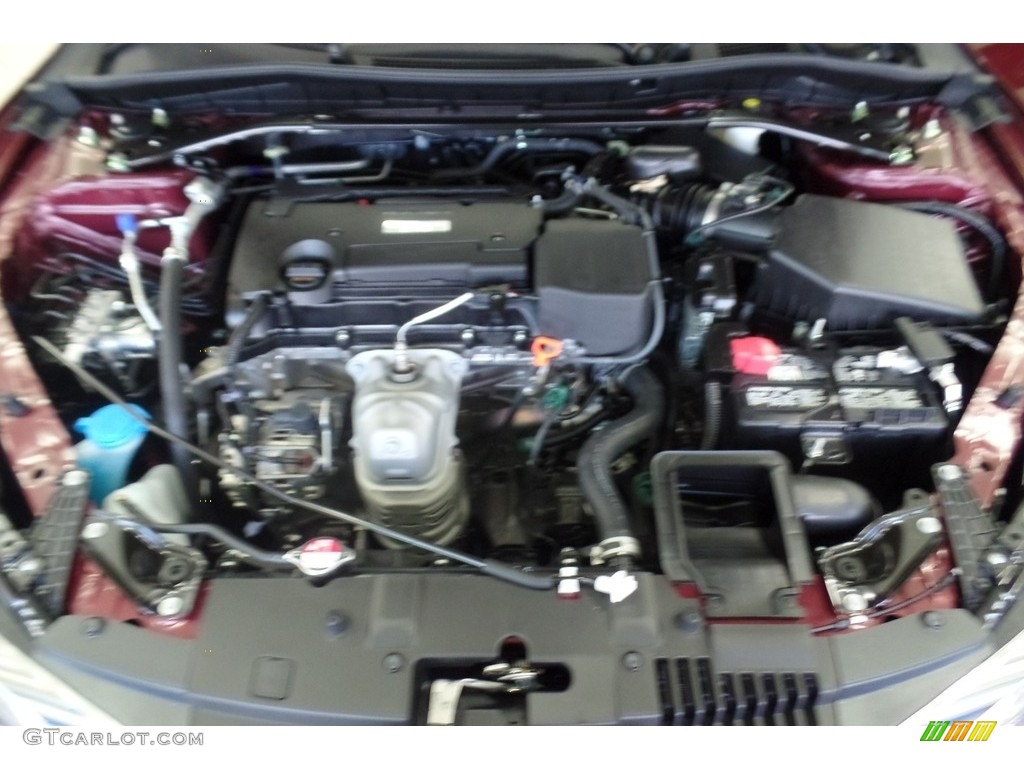 2017 Accord EX-L Sedan - Basque Red Pearl II / Ivory photo #16