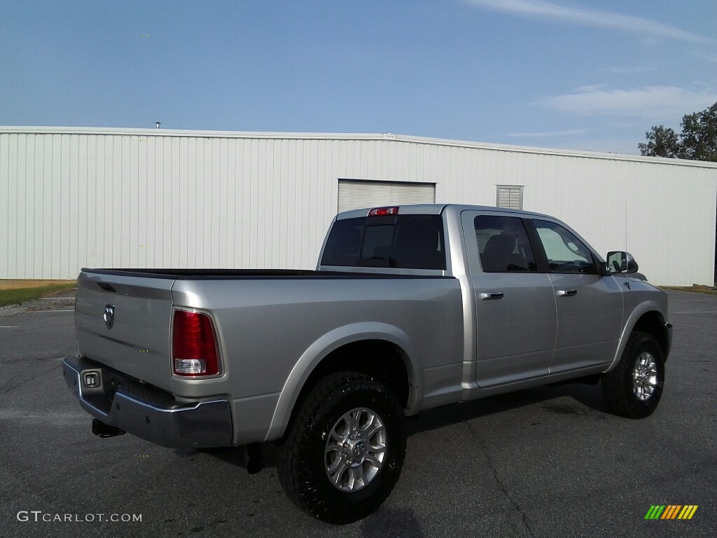 2015 2500 Laramie Crew Cab 4x4 - Bright Silver Metallic / Black photo #6