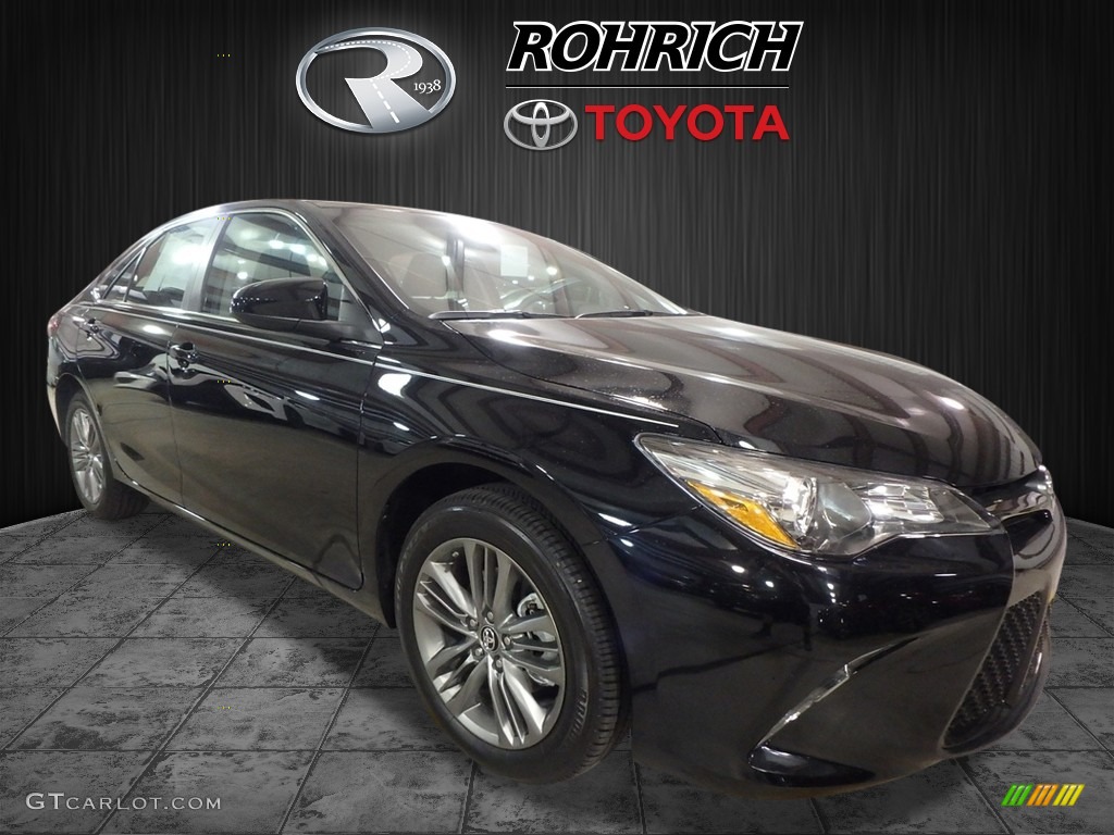 Midnight Black Metallic Toyota Camry