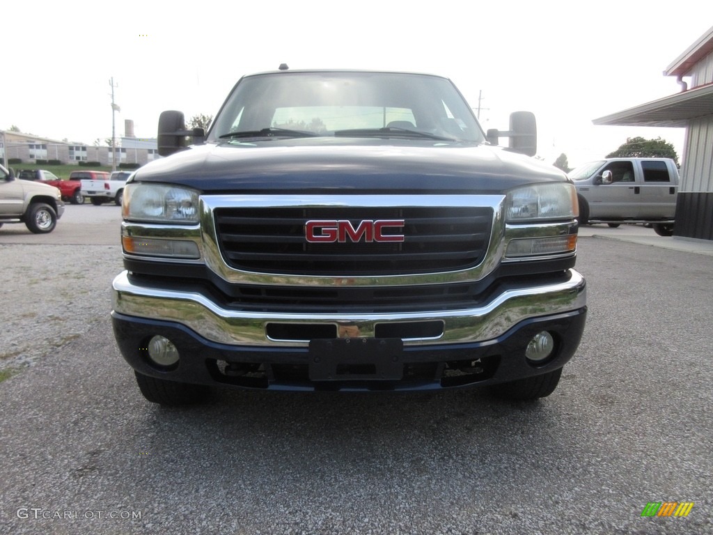 2005 Sierra 2500HD SLE Extended Cab 4x4 - Deep Blue Metallic / Dark Pewter photo #5