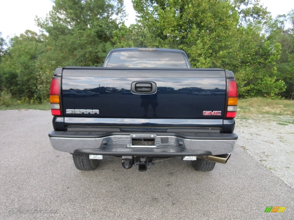 2005 Sierra 2500HD SLE Extended Cab 4x4 - Deep Blue Metallic / Dark Pewter photo #6