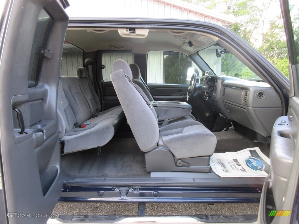 2005 Sierra 2500HD SLE Extended Cab 4x4 - Deep Blue Metallic / Dark Pewter photo #16