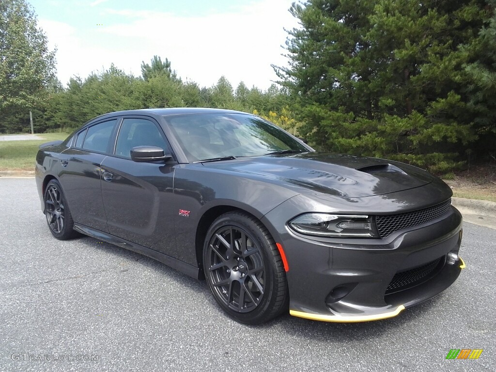 2018 Charger R/T Scat Pack - Granite Pearl / Black photo #4
