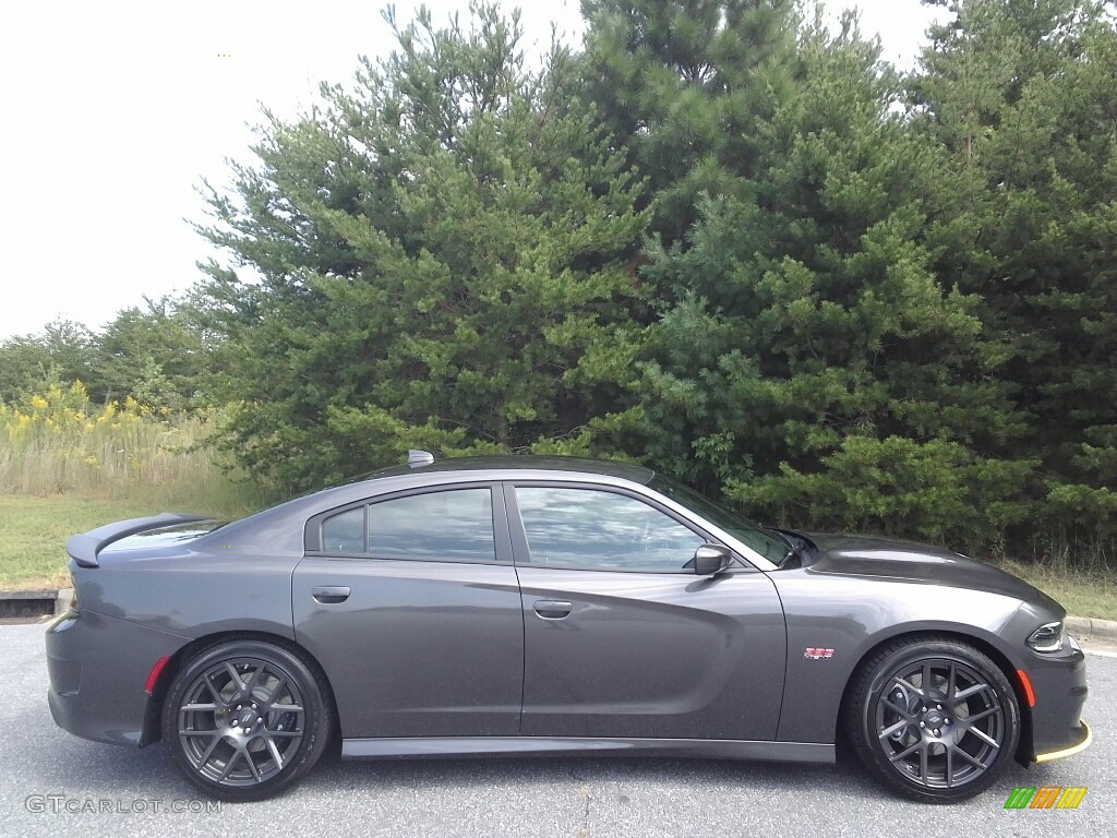 2018 Charger R/T Scat Pack - Granite Pearl / Black photo #5