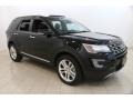 2017 Shadow Black Ford Explorer Limited 4WD  photo #1