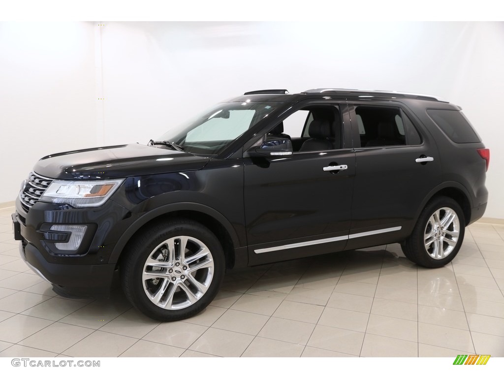 2017 Explorer Limited 4WD - Shadow Black / Ebony Black photo #3