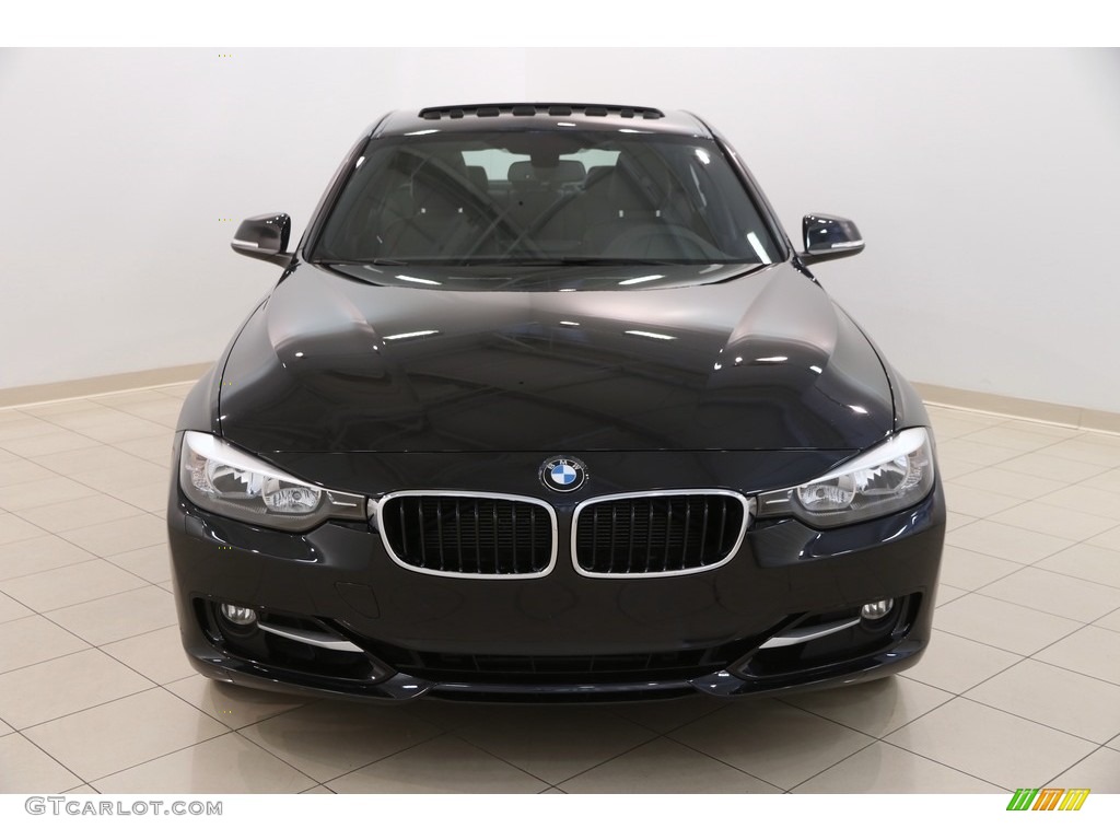 2014 3 Series 328i xDrive Sedan - Black Sapphire Metallic / Black photo #2
