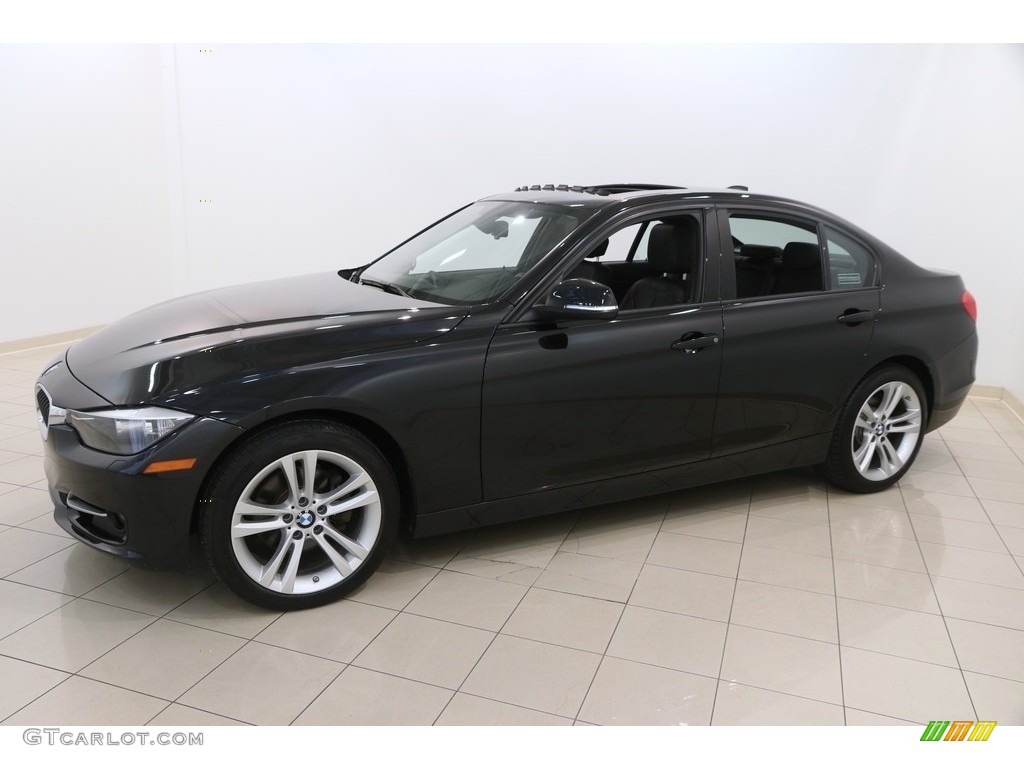 2014 3 Series 328i xDrive Sedan - Black Sapphire Metallic / Black photo #3