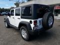 2017 Bright White Jeep Wrangler Unlimited Sport 4x4  photo #4