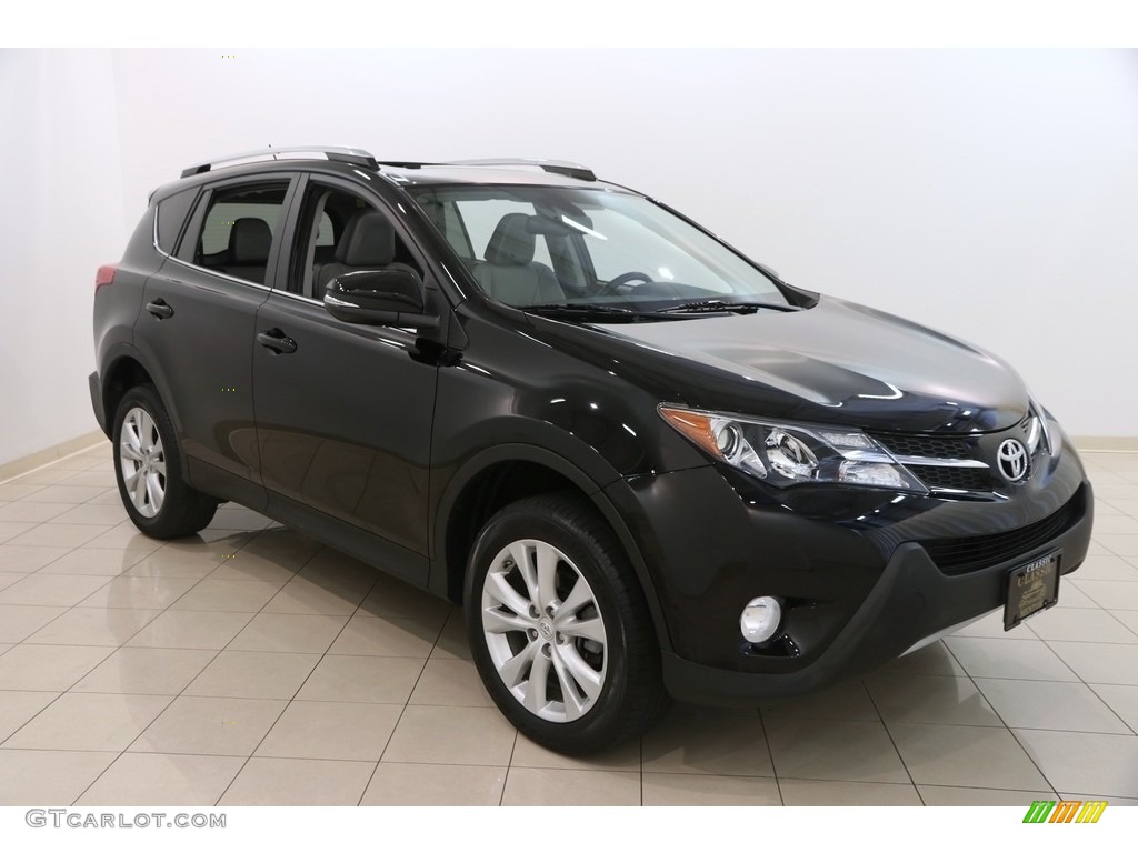 2014 RAV4 Limited AWD - Black / Ash photo #1