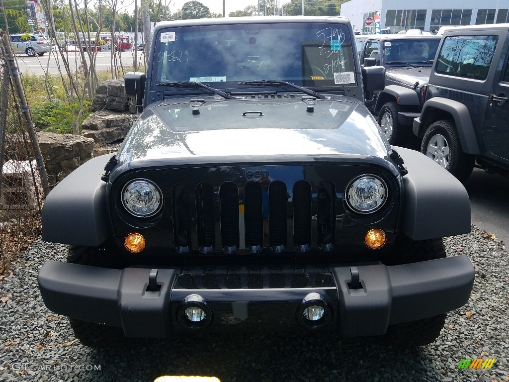 2017 Wrangler Sport 4x4 - Black / Black photo #2