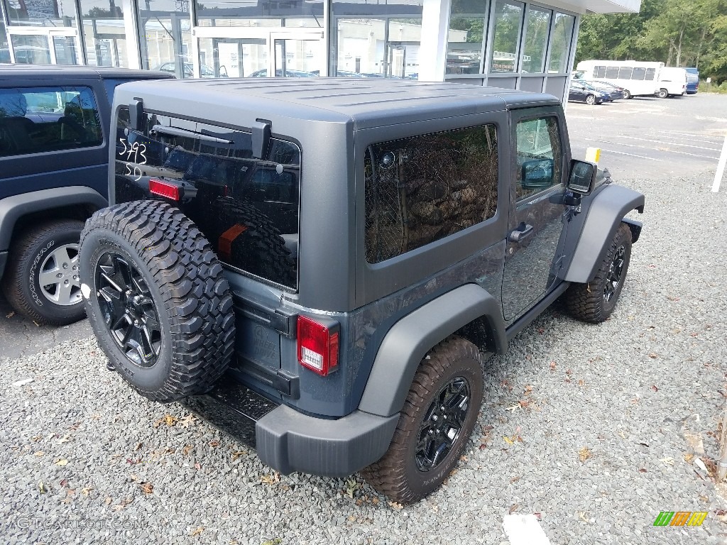 2017 Wrangler Sport 4x4 - Black / Black photo #6