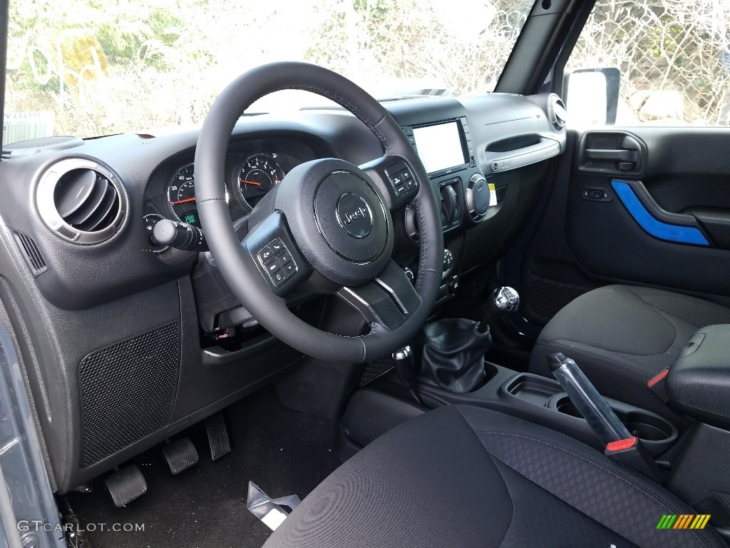 2017 Wrangler Sport 4x4 - Black / Black photo #7