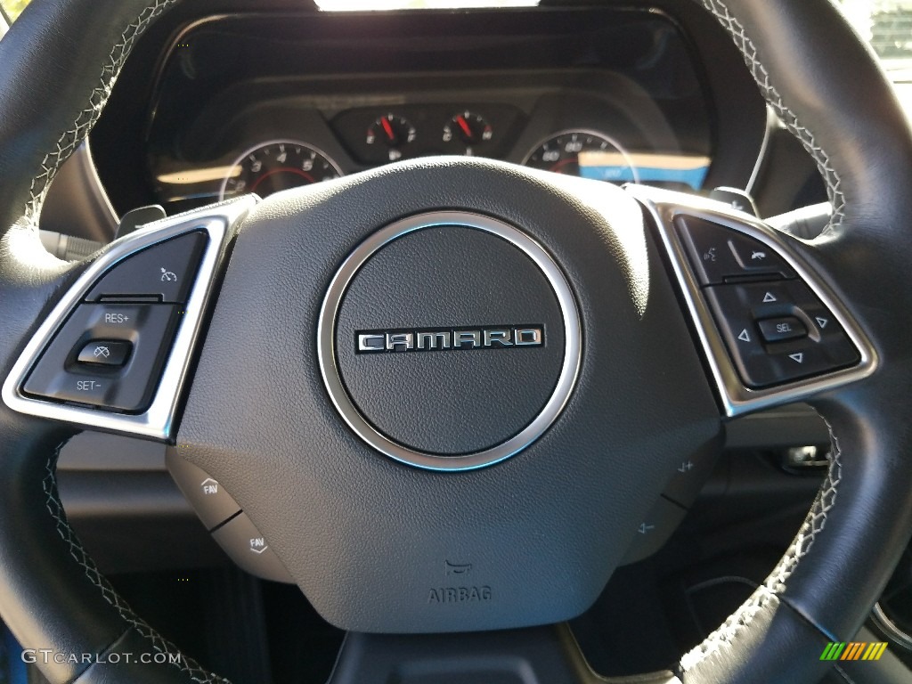 2016 Camaro LT Coupe - Hyper Blue Metallic / Jet Black photo #17