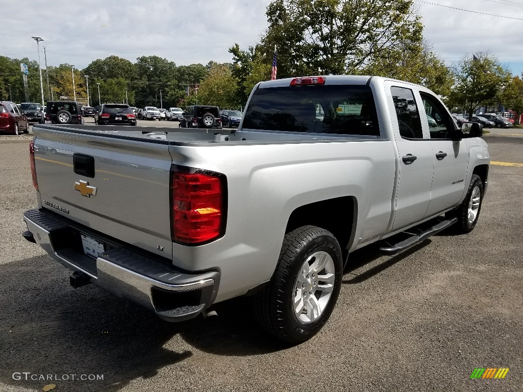 2014 Silverado 1500 LT Double Cab - Silver Ice Metallic / Jet Black/Dark Ash photo #11