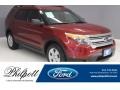 2013 Ruby Red Metallic Ford Explorer FWD  photo #1