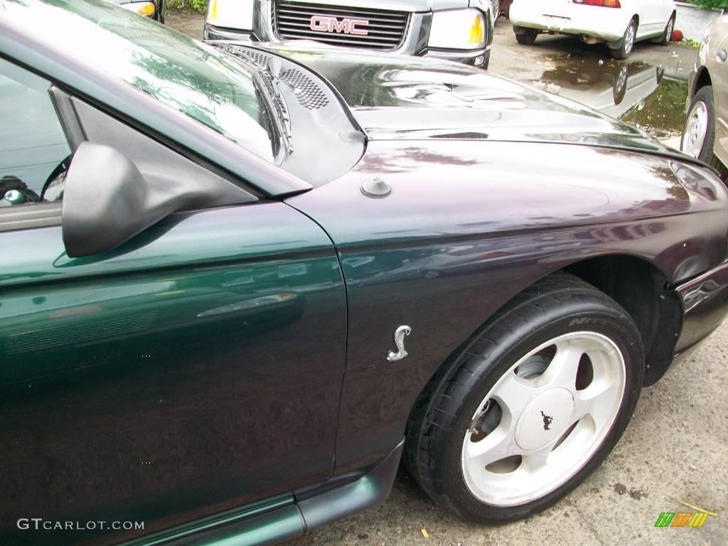 1996 Mustang SVT Cobra Coupe - Mystic Chromaflair / Black photo #3