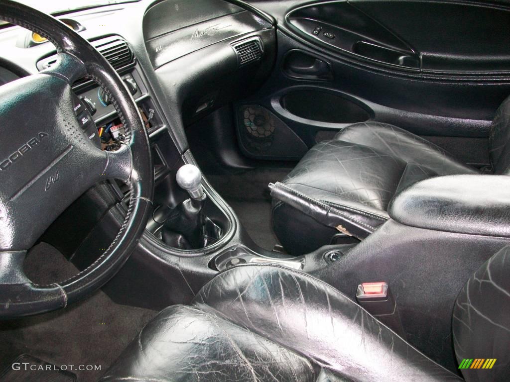 1996 Mustang SVT Cobra Coupe - Mystic Chromaflair / Black photo #7