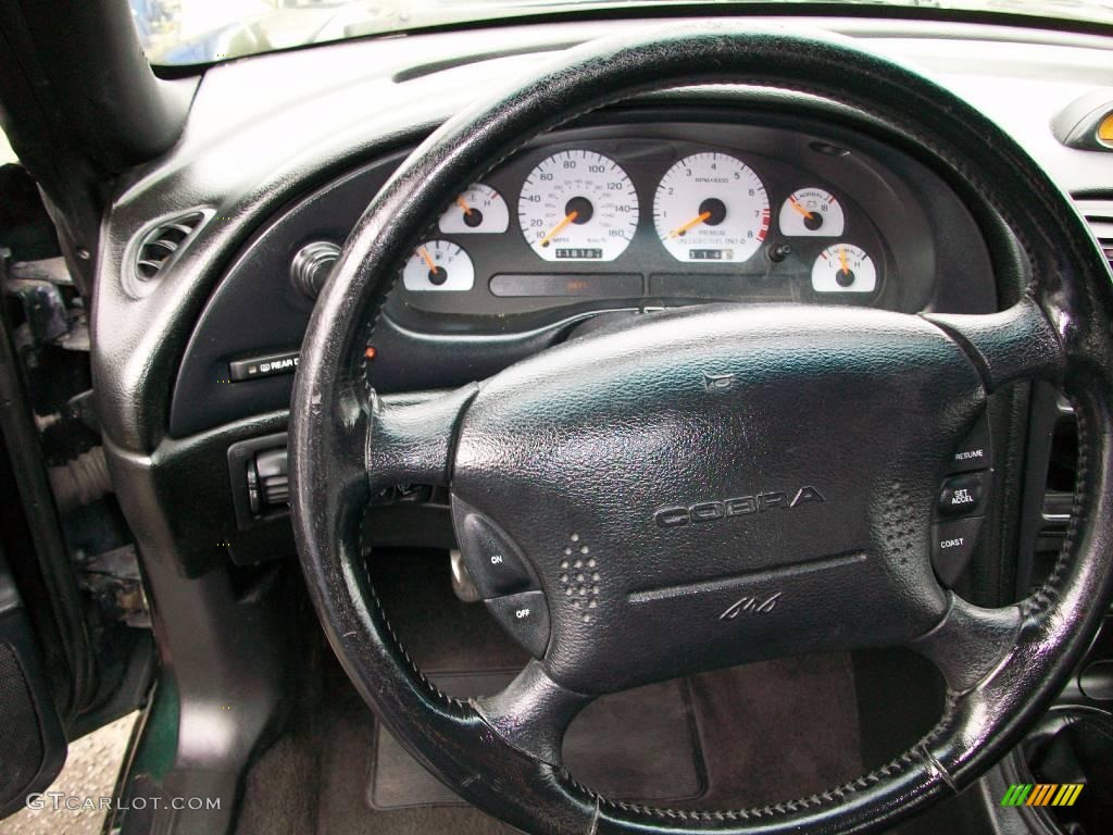 1996 Mustang SVT Cobra Coupe - Mystic Chromaflair / Black photo #8