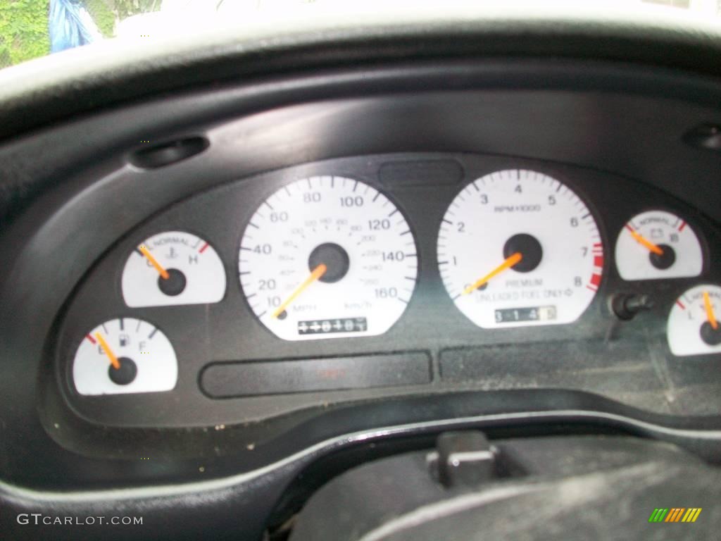 1996 Mustang SVT Cobra Coupe - Mystic Chromaflair / Black photo #9