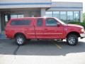 1998 Bright Red Ford F150 XLT SuperCab 4x4  photo #12