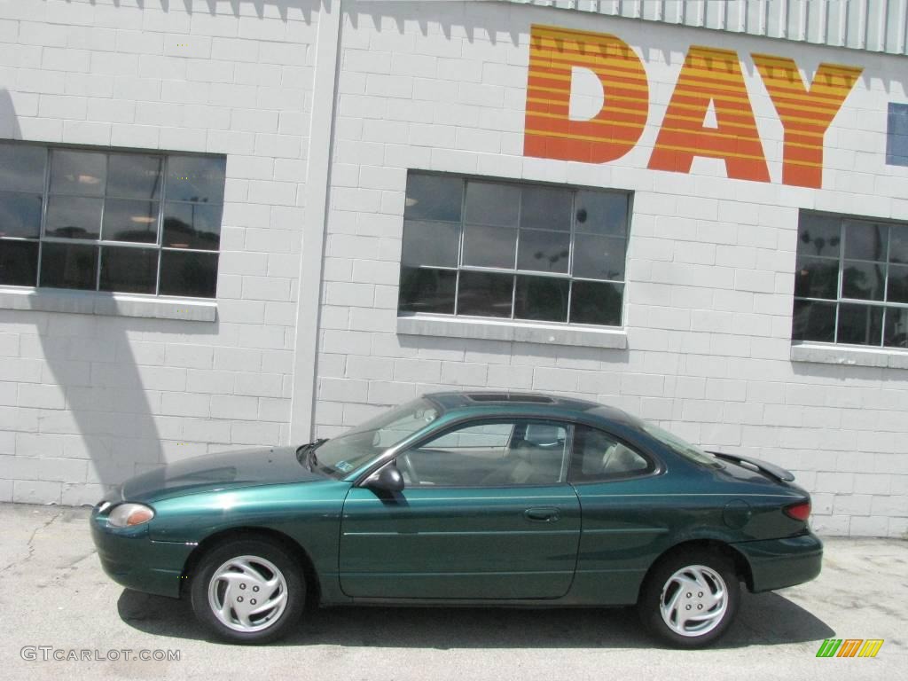1999 Escort ZX2 Coupe - Tropic Green Metallic / Medium Prairie Tan photo #2