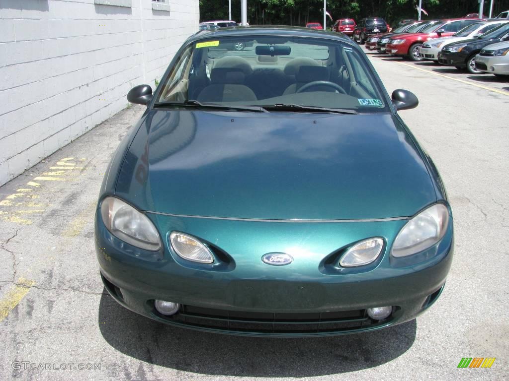 1999 Escort ZX2 Coupe - Tropic Green Metallic / Medium Prairie Tan photo #5