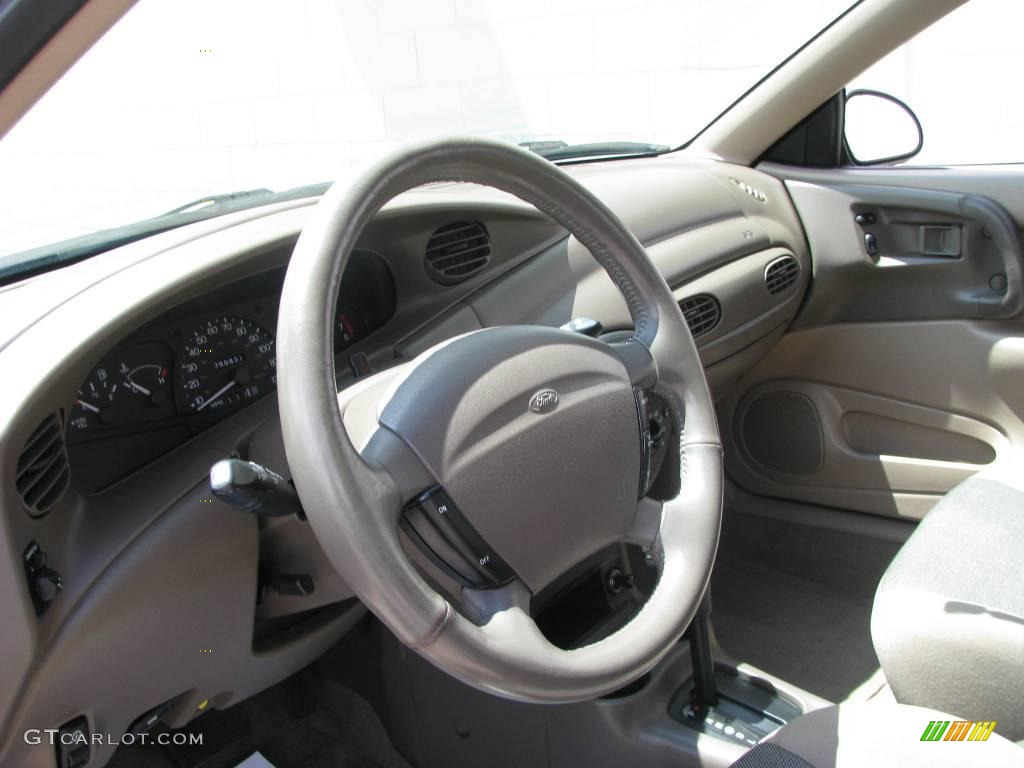 1999 Escort ZX2 Coupe - Tropic Green Metallic / Medium Prairie Tan photo #8
