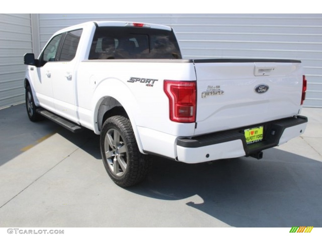 2017 F150 Lariat SuperCrew 4X4 - Oxford White / Black photo #8