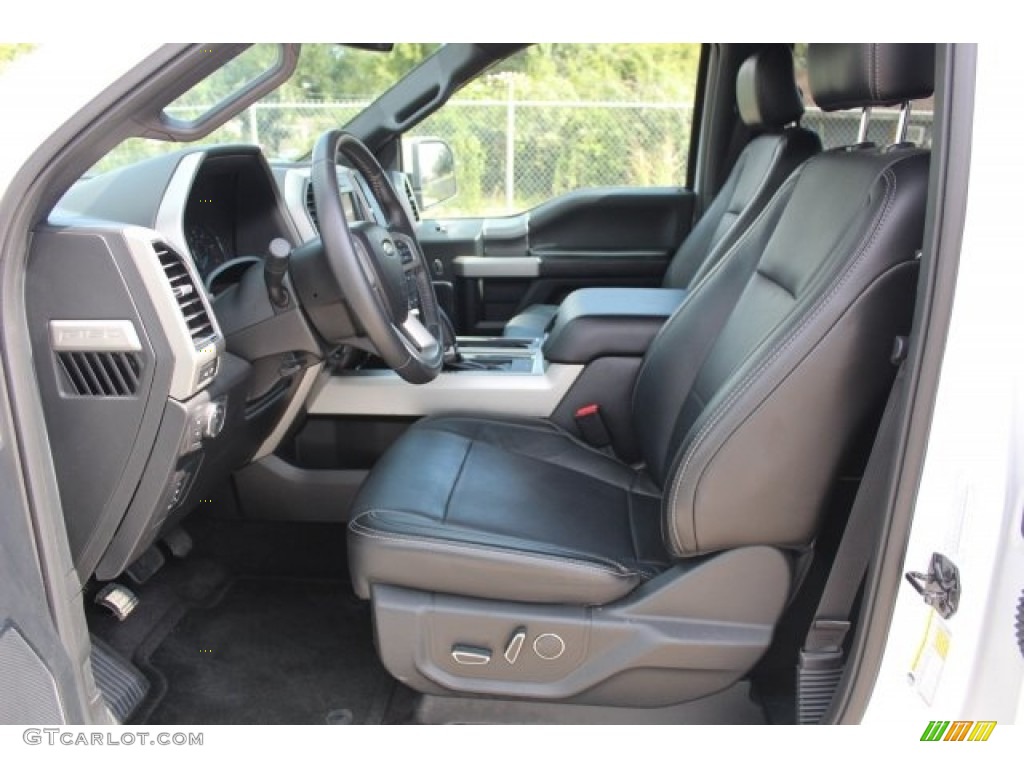 2017 F150 Lariat SuperCrew 4X4 - Oxford White / Black photo #18
