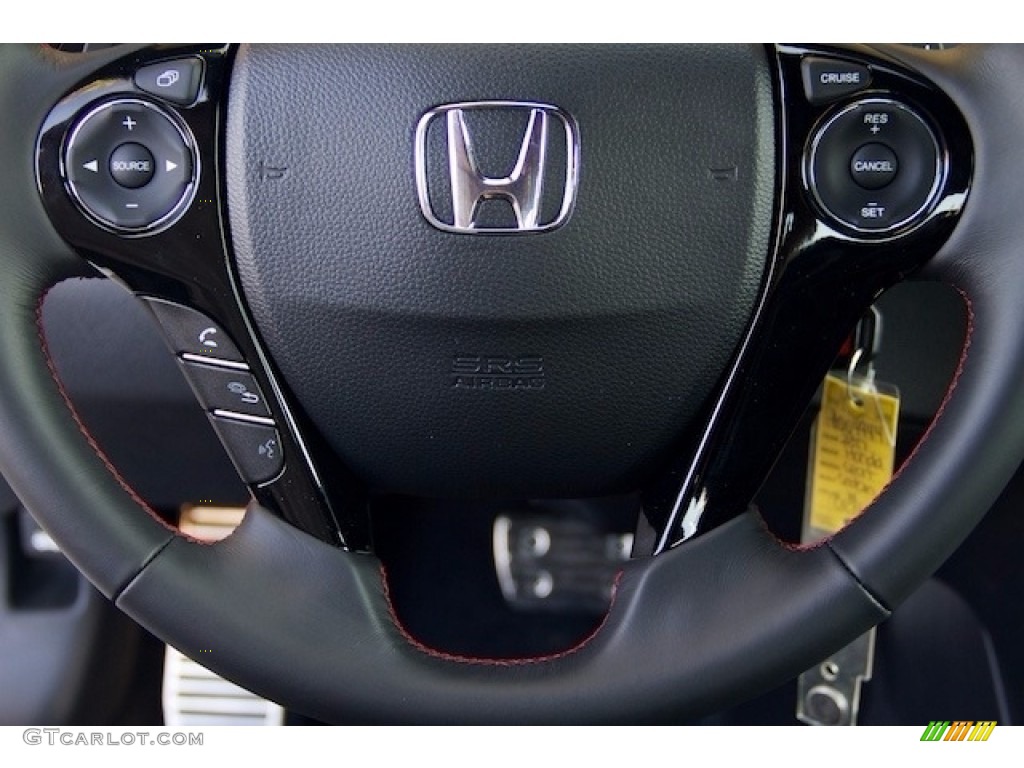 2017 Accord Sport Special Edition Sedan - Lunar Silver Metallic / Black photo #9